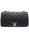 Women s Chanel Black Pondicherry Top Handle Gold Chain Shoulder Bag 18th gt Gangbuk used luxury goods - CHANEL - BALAAN 2