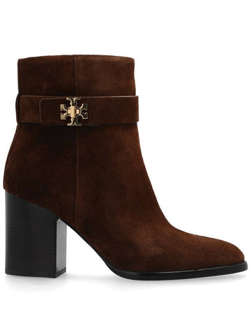 Tory Burch Booties With Logo, Women's, Brown - TORY BURCH - BALAAN 1