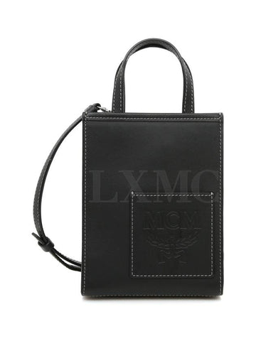 MCM Black Mini Cross Bag Sock Pla MMTBAKC01 - MCM - BALAAN 1