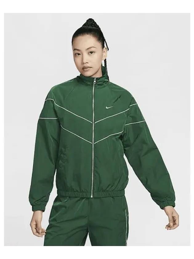 NSW Windrunner Loose UV Woven Full Zip Jacket Highland Green Asia - NIKE - BALAAN 2