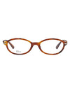 Eyewear Round Acetate Glasses Havana Brown - DIOR - BALAAN 1