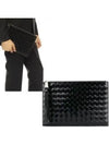 Intrecciato Medium Clutch Bag Black - BOTTEGA VENETA - BALAAN 4