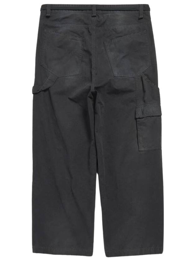 Cropped Cargo Straight Pants Black - BALENCIAGA - BALAAN 3