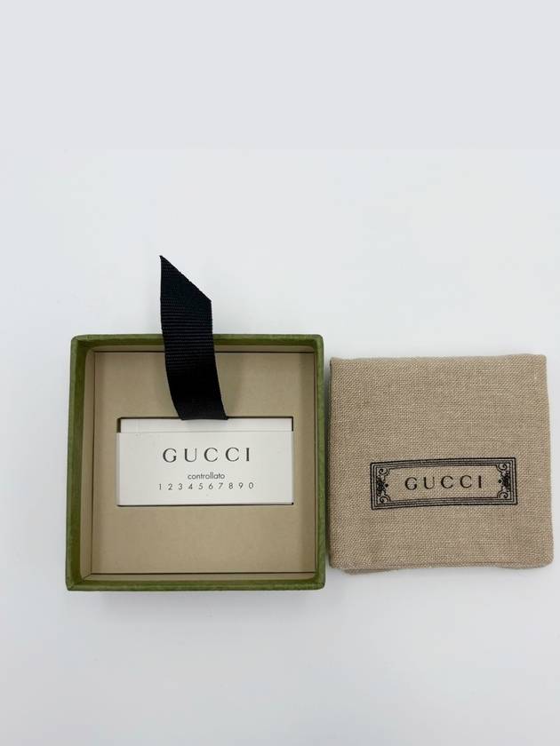 Trademark heart silver earrings YBD223990001 - GUCCI - BALAAN 4