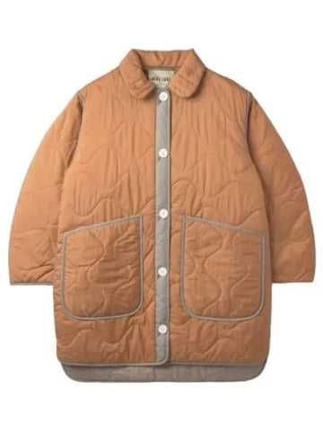 Marfa Stance Reversible Color Block Quilt Jacket Orange White Stone Jumper - MARFA STANCE - BALAAN 1