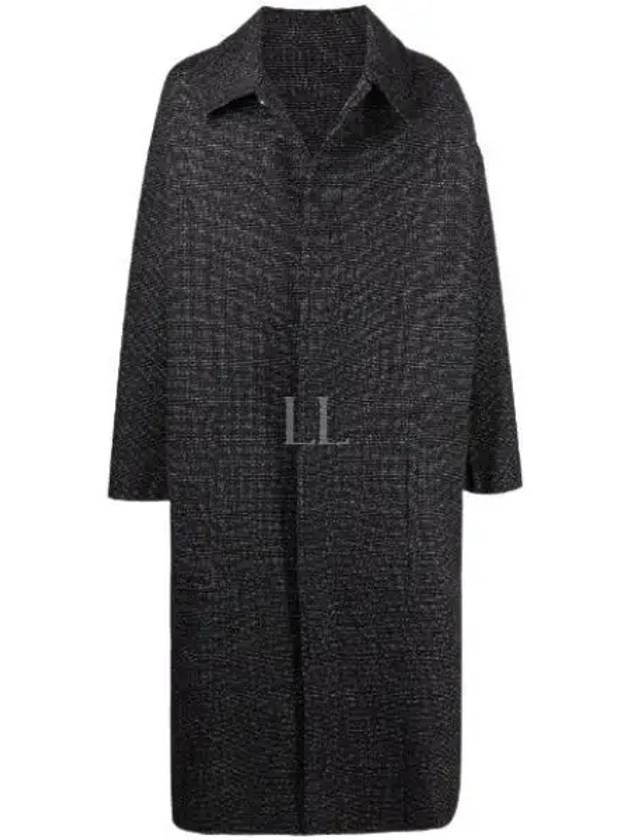 Oversized Wool Single Coat Black - AMI - BALAAN 2