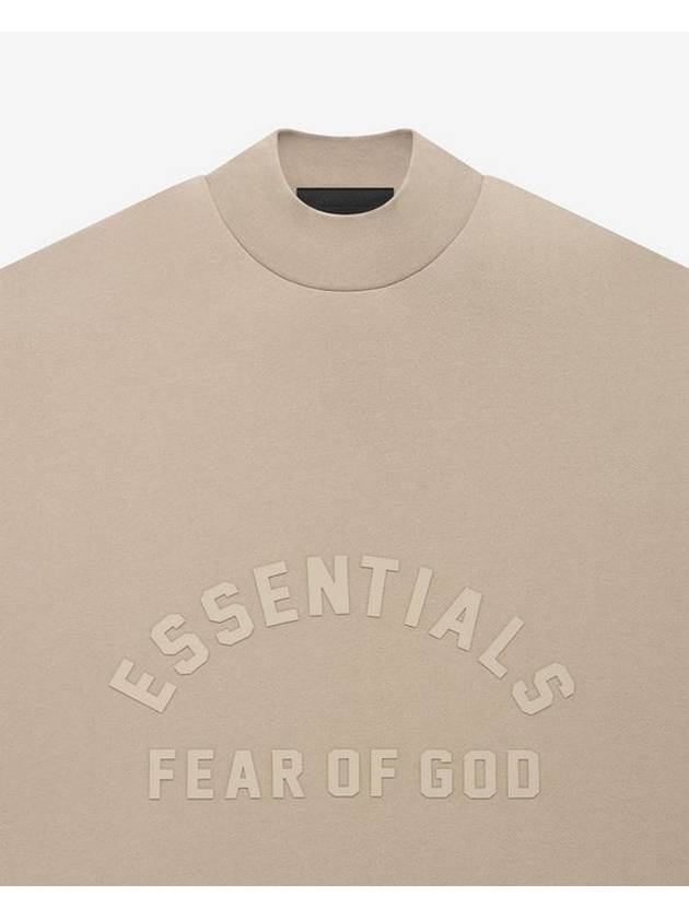 Fear of God Essential The Black Collection Crew Neck Sweatshirt Beige - FEAR OF GOD ESSENTIALS - BALAAN 4