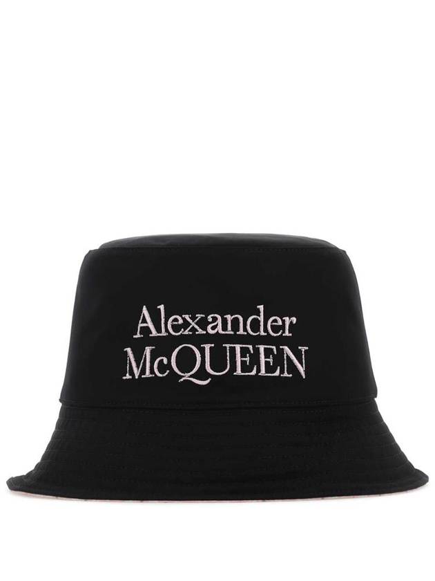 Logo Reversible Bucket Hat Black - ALEXANDER MCQUEEN - BALAAN 2