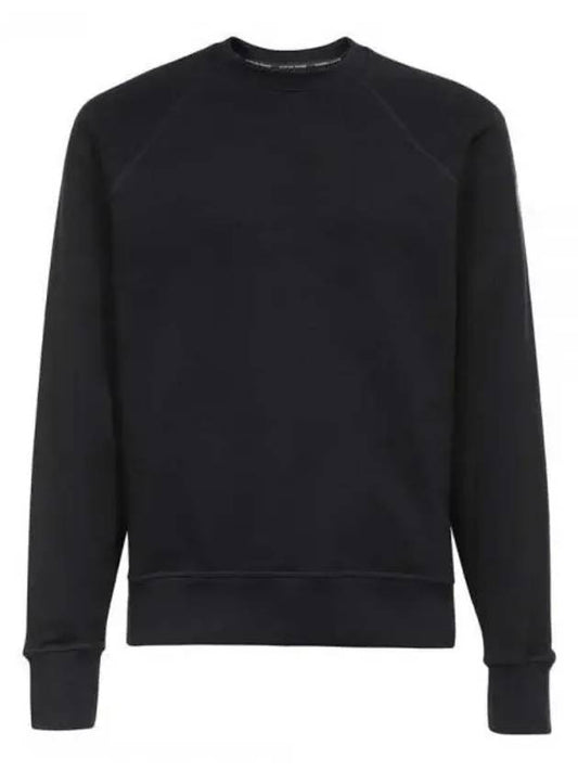 Men's Huron Crew Neck Sweatshirt Black - CANADA GOOSE - BALAAN 2