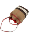 Red Leather Mega Check Susanna Medium 2WAY - BURBERRY - BALAAN 4