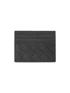 Intrecciato Leather Card Wallet Thunder - BOTTEGA VENETA - BALAAN 2