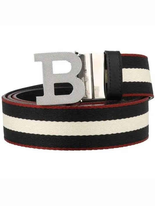 Men's B Buckle Double-Sided Leather Belt - BALLY - BALAAN 2