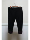 Purple turn-up f w 8-part wool pants - ANN DEMEULEMEESTER - BALAAN 1