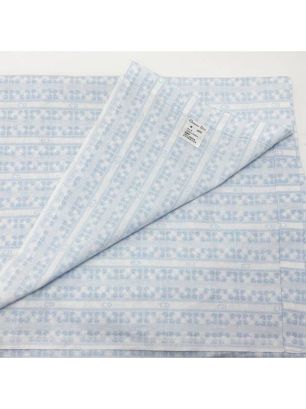 Oblique baby blue blanket bedding 4VDIEZ31874 - DIOR - BALAAN 5