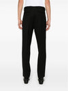 Wool Straight Pants Black - PRADA - BALAAN 3