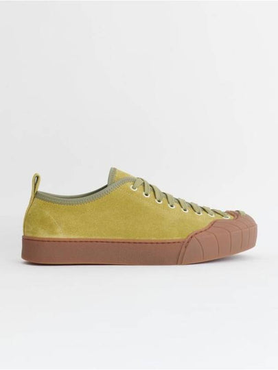 ISI Leather Low Top Sneakers Green - SUNNEI - BALAAN 2