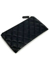 Lambskin bill pouch zipper long wallet card slot - CHANEL - BALAAN 5