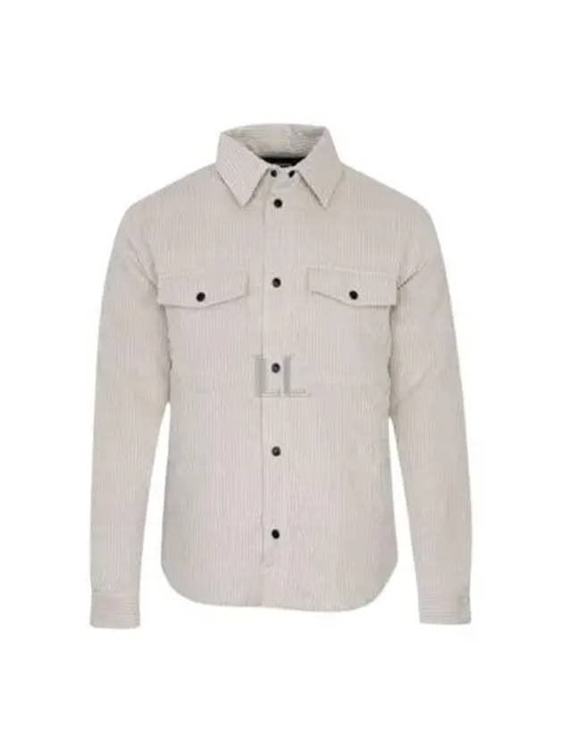 Jasper Overshirt Long Sleeve Shirt Moonbeam - J.LINDEBERG - BALAAN 2