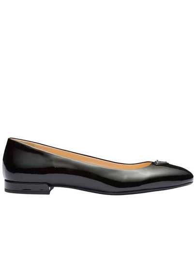 Patent Leather Ballerina Black - PRADA - BALAAN 2