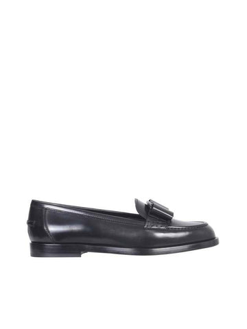 Salvatore Women's Viva Loafers Black - SALVATORE FERRAGAMO - BALAAN 1