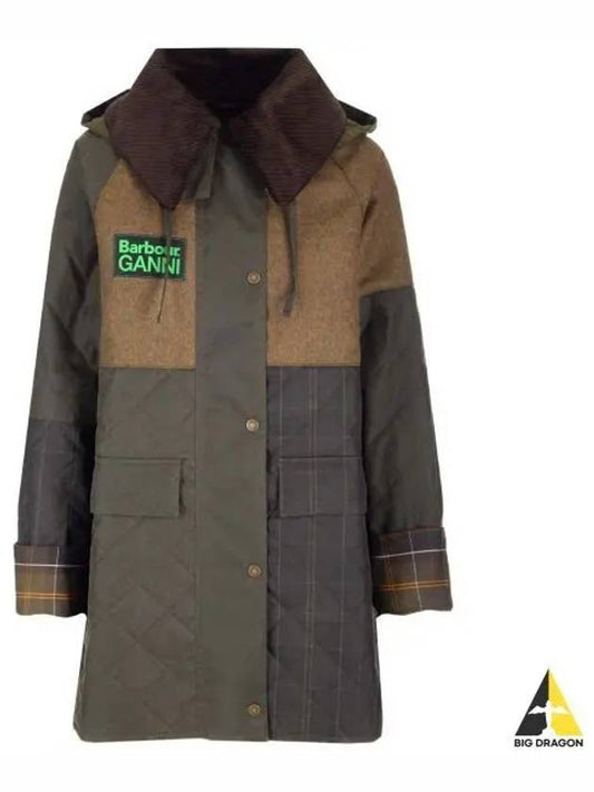 Burghley Quilting Jacket Olive - BARBOUR - BALAAN 2