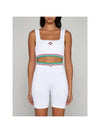 Logo Patch Rib Knit Tank Top WPS24LW02001 - CASABLANCA - BALAAN 2