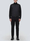 Padded Wool Zip-up Jacket Black - MONCLER - BALAAN 3