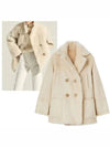 Slater Reversible Shearling Coat Beige - LORO PIANA - BALAAN 2