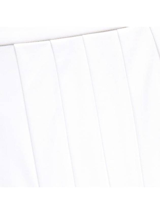 Women's Side Pleat Luxe 4-Way Stretch Twill Skirt White - G/FORE - BALAAN 3