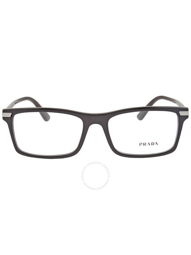 Eyewear Square Frame Glasses Black - PRADA - BALAAN 3