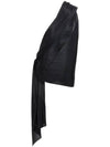 Pleated Scarf Black - ISSEY MIYAKE - BALAAN 3