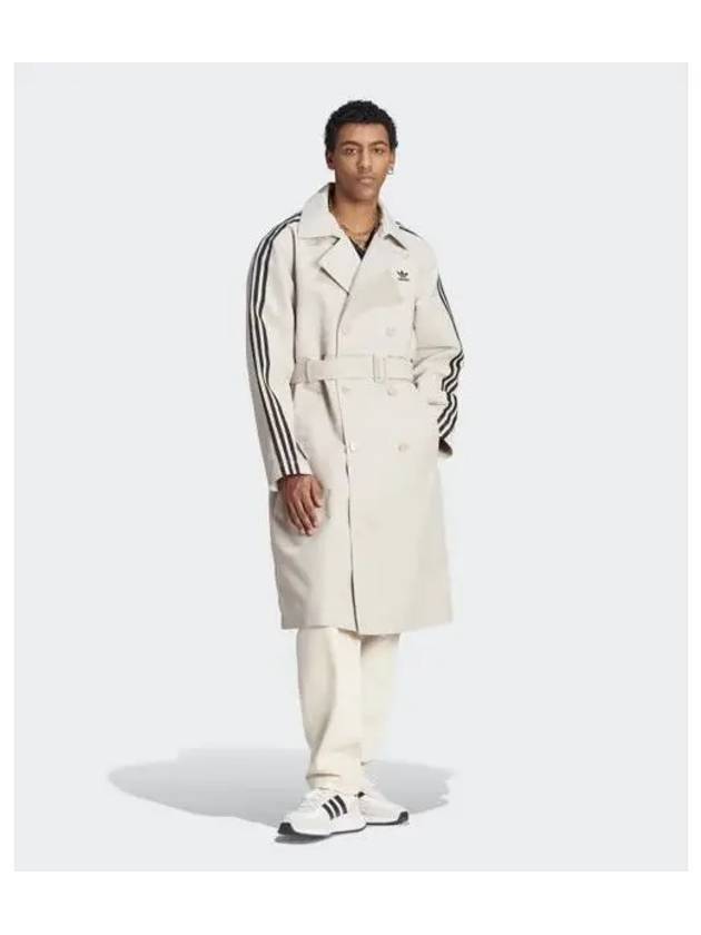 3 Stripe Belt Trench Coat Beige - ADIDAS - BALAAN 2