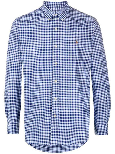 Gingham Button Down Shirt 710792041005 - POLO RALPH LAUREN - BALAAN 1