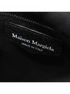 Logo Patch Leather Bucket Cross Bag Black - MAISON MARGIELA - BALAAN 9