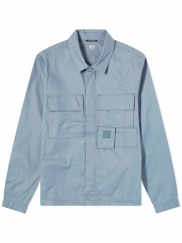 Gabardine Pockets Long Sleeve Shirt Turbulence - CP COMPANY - BALAAN 2