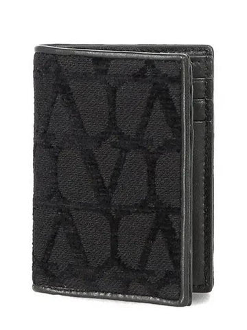 V logo 3Y2P0713 WAW 0NO card wallet medium wallet _ 989991 - VALENTINO - BALAAN 1