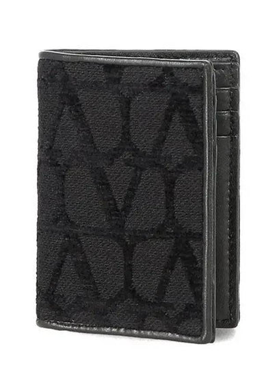 IconographeV Logo Card Wallet Black - VALENTINO - BALAAN 2