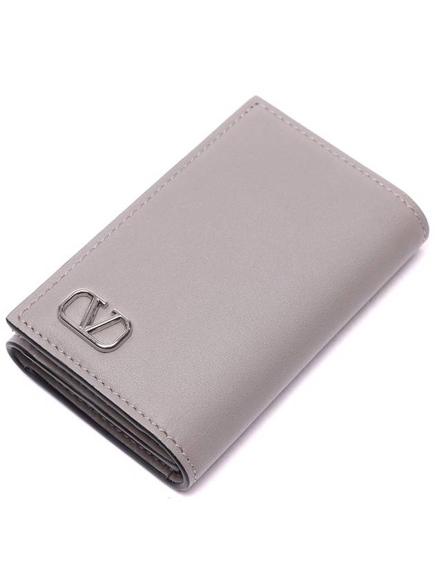 Men's V Logo Signature Key Wallet - VALENTINO - BALAAN 5