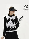 Round Deformation Argyle Knit Vest DD3WSV271RD - DUVIK - BALAAN 5