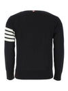 4 Bar Armband Classic Merino Wool Knit Top Navy - THOM BROWNE - BALAAN 3