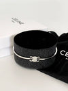 Triomphe Articulated Bracelet Silver - CELINE - BALAAN 2