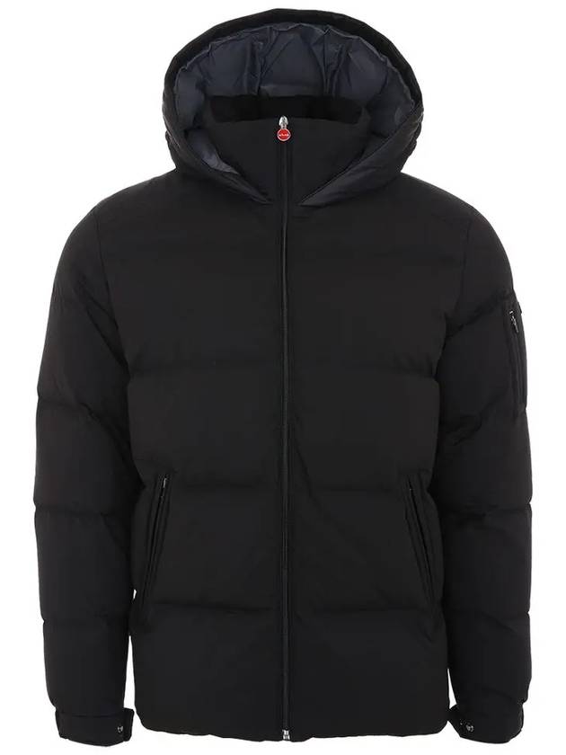 23FW UW1537 BLACK arm pocket logo patch down padded jacket - KITON - BALAAN 2