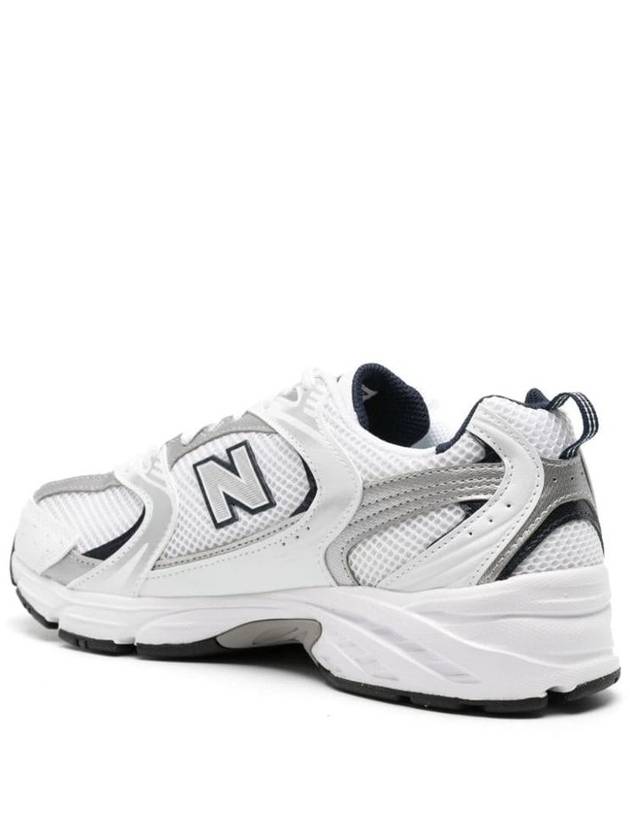 530 Retro Running Low Top Sneakers Navy White - NEW BALANCE - BALAAN 4