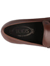 Men's Small Logo Leather Penny Loafer Brown - TOD'S - 9