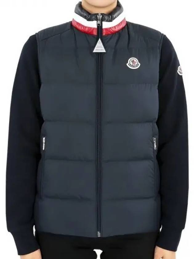 Kids MERAB down padded vest navy 1A00022 549SK 77G 12 14A adult wearable 271544 1101022 - MONCLER - BALAAN 1