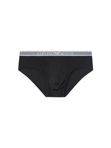 UNDERWEAR Men s Logo Banding Ribbed Cotton Briefs Black 270354 - EMPORIO ARMANI - BALAAN 1