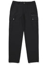 Tapered fit cargo deformation pants BLACK MAN - MALBON GOLF - BALAAN 1