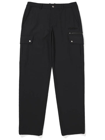 Tapered fit cargo deformation pants BLACK MAN - MALBON GOLF - BALAAN 1