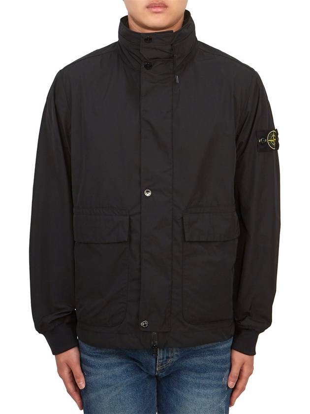 Compass Badge Jacket Black - STONE ISLAND - BALAAN 2