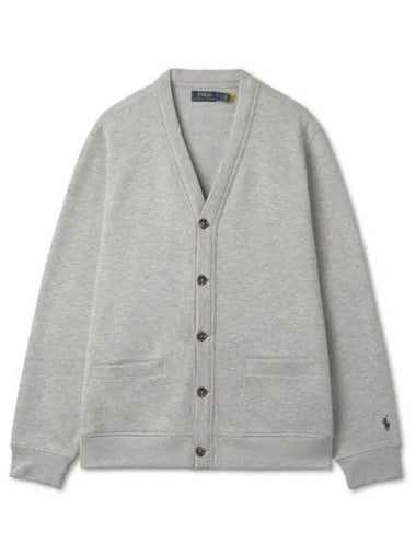 30 points paid RL fleece cardigan gray - POLO RALPH LAUREN - BALAAN 1